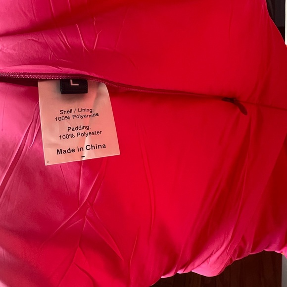 Vibrant Pink and Orange Women's Cropped Reversible Vest - Picture 13 of 13